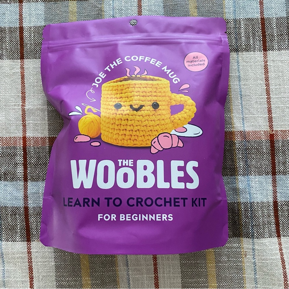 The Woobles Crochet Kit - Joe The Coffee Mug